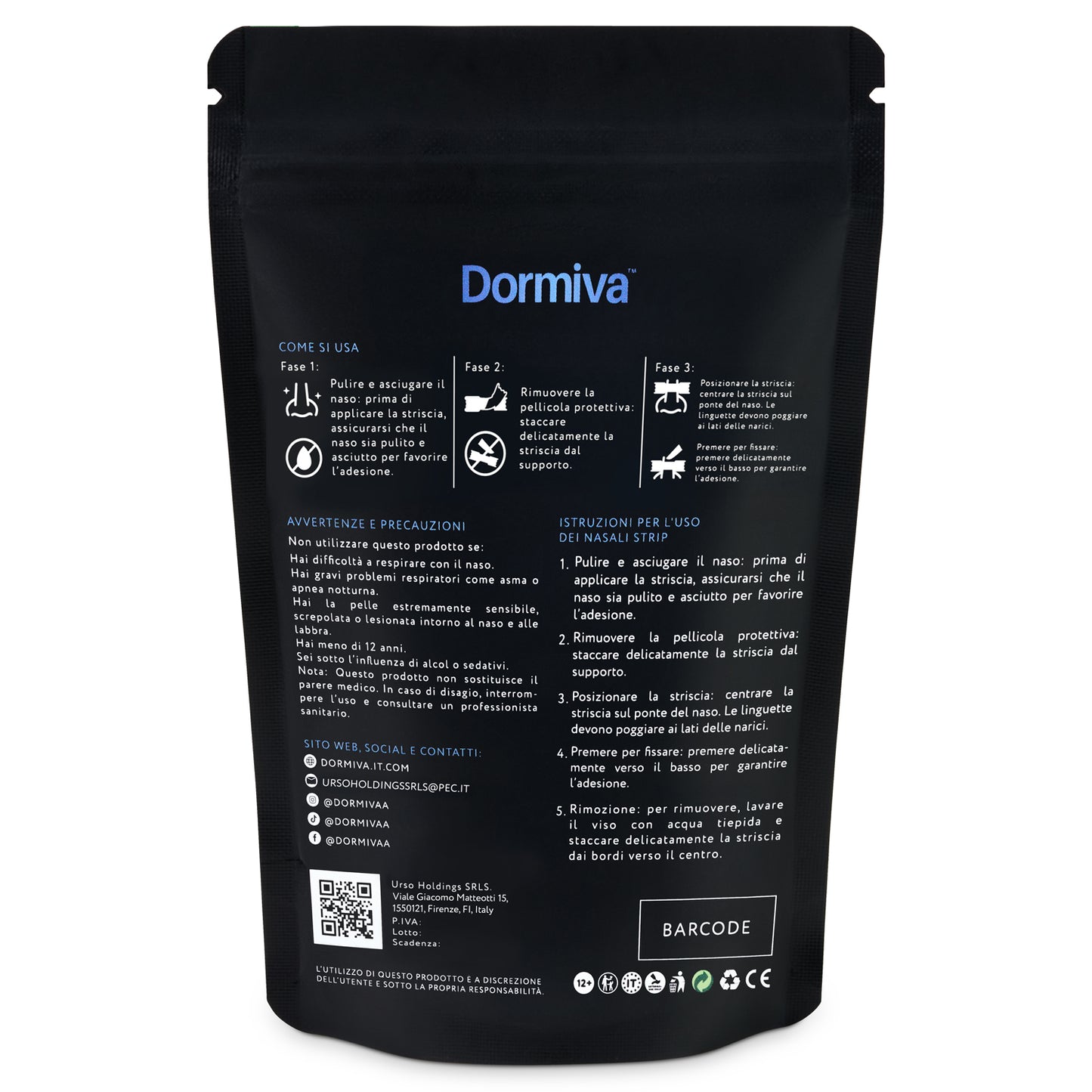 Cerotti Nasali Dormiva™ – Nose Tape