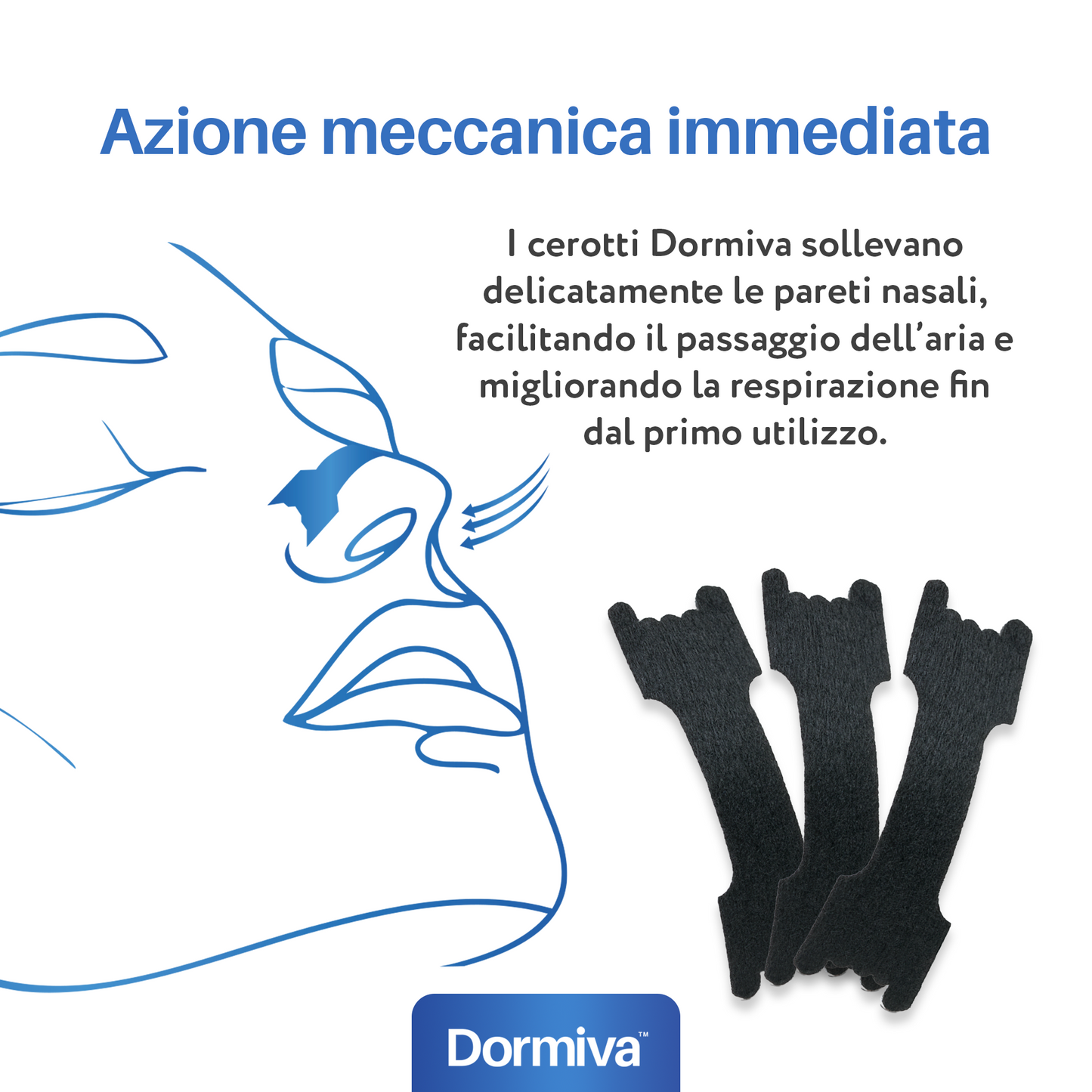 Cerotti Nasali Dormiva™ – Nose Tape