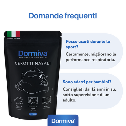 Cerotti Nasali Dormiva™ – Nose Tape